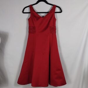 David's Bridal Scarlet Sleeveless Dress